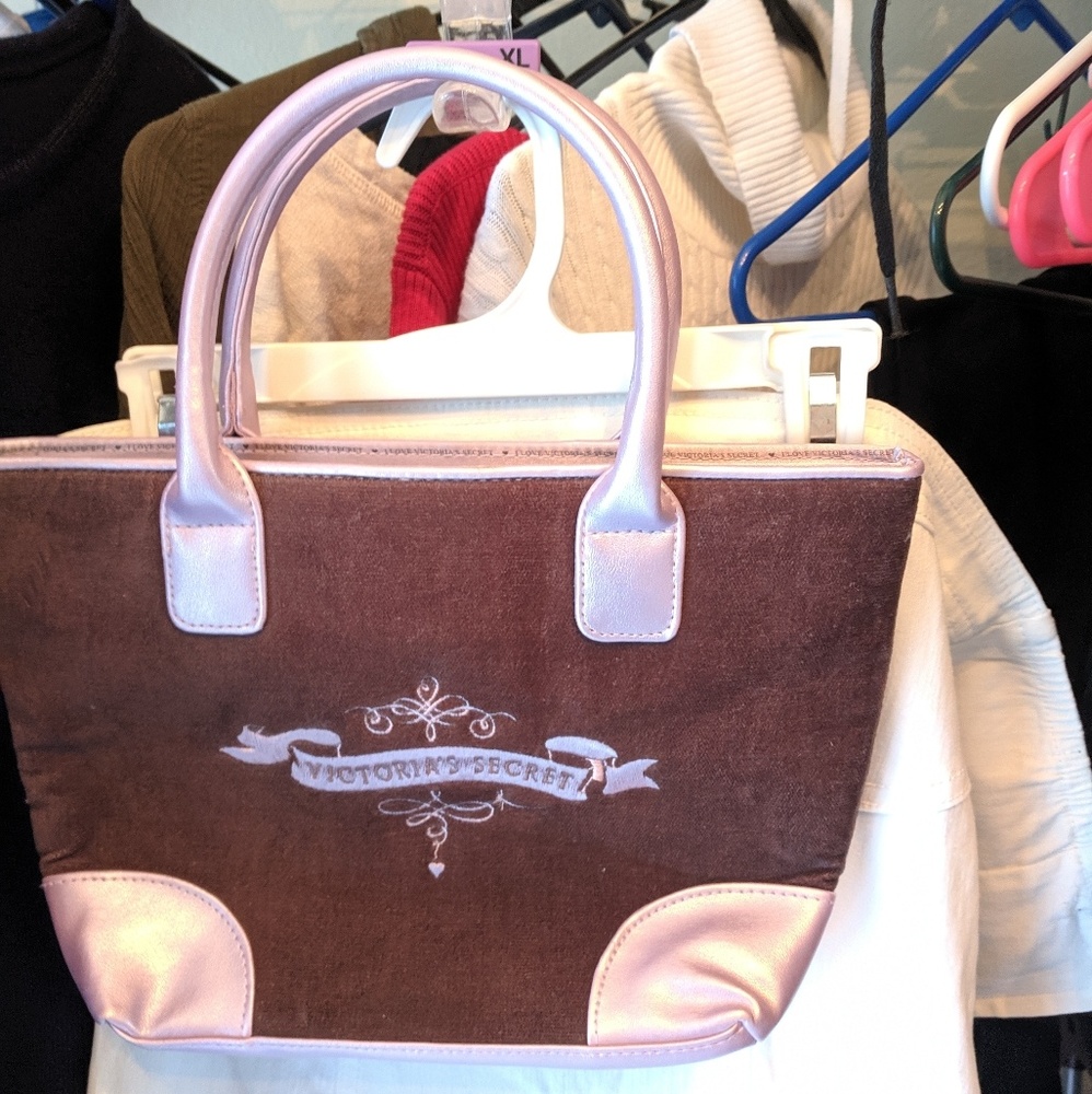 Cute small Victoria's Secret hand bag purple